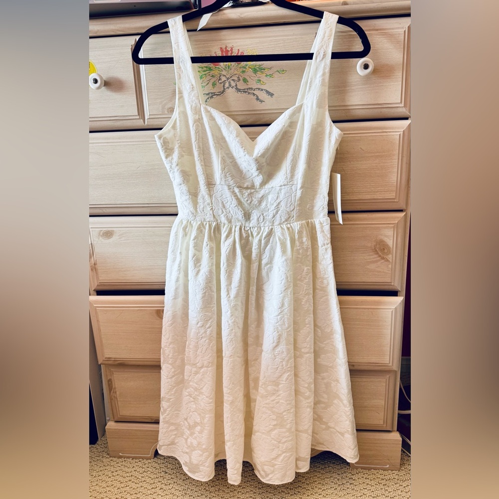 Tobi White Textured Dress
